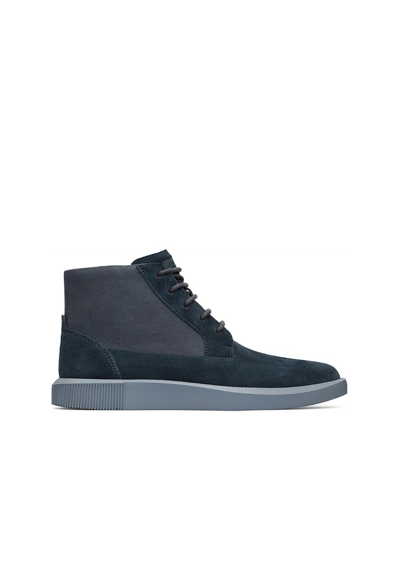 Camper Ghete chukka de piele intoarsa si material textil Bill - Pled.ro