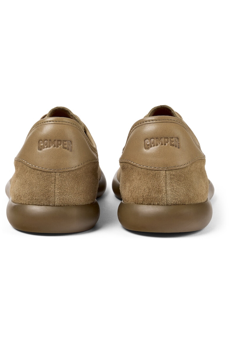 Camper Pantofi casual de piele nabuc cu insertii de piele Pelotas Soller - Pled.ro