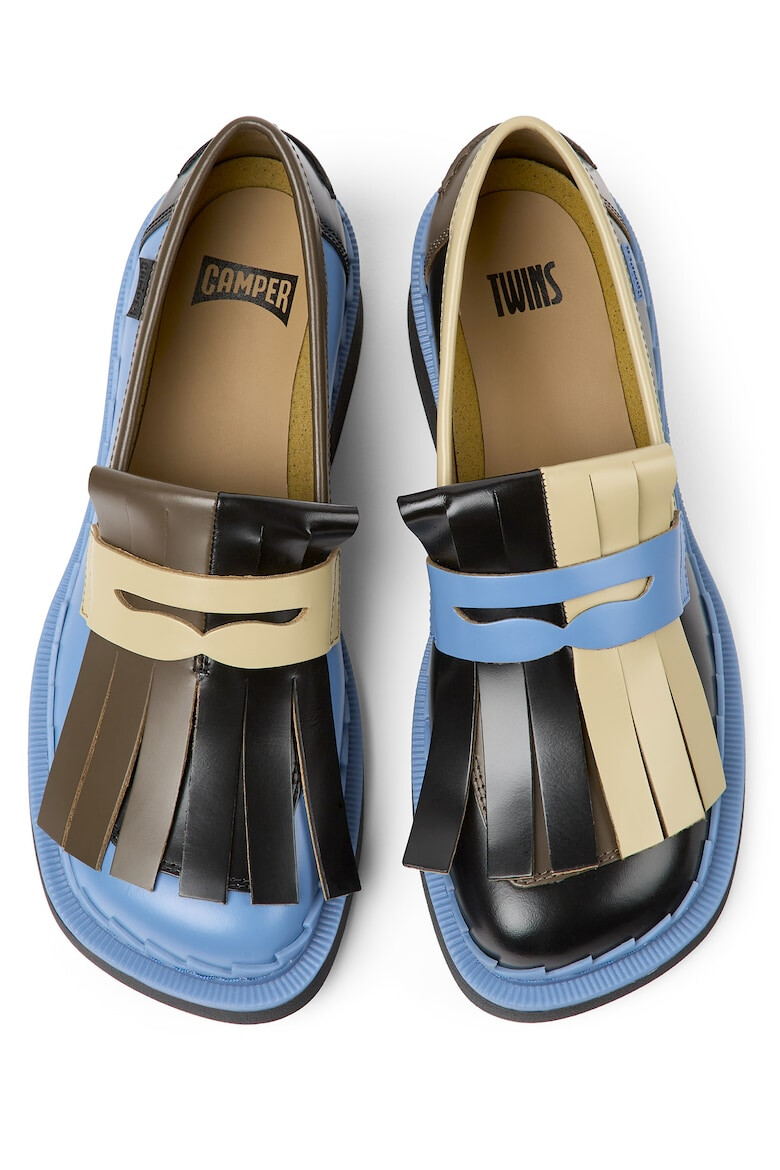 Camper Pantofi loafer de piele cu model colorblock Taylor 653 - Pled.ro