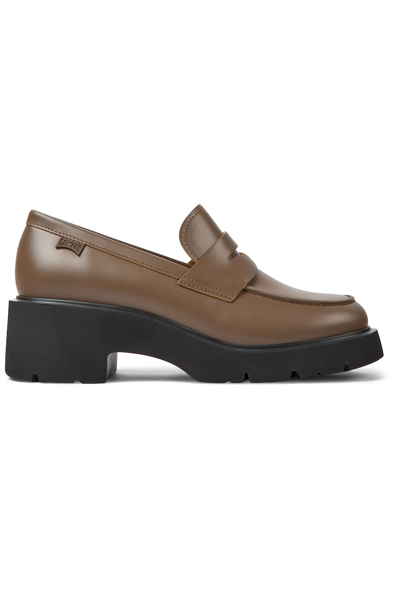 Camper Pantofi loafer de piele cu toc masiv Milah 1159 - Pled.ro