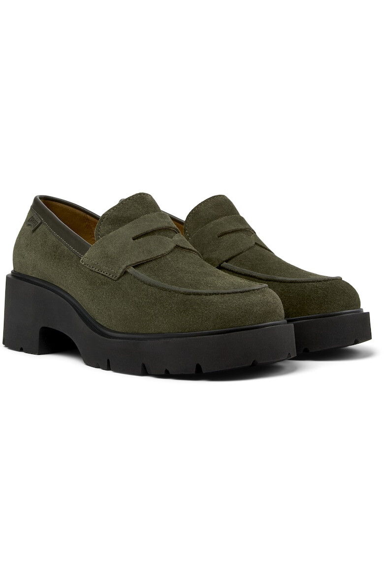 Camper Pantofi loafer de piele cu toc masiv Milah 1159 - Pled.ro