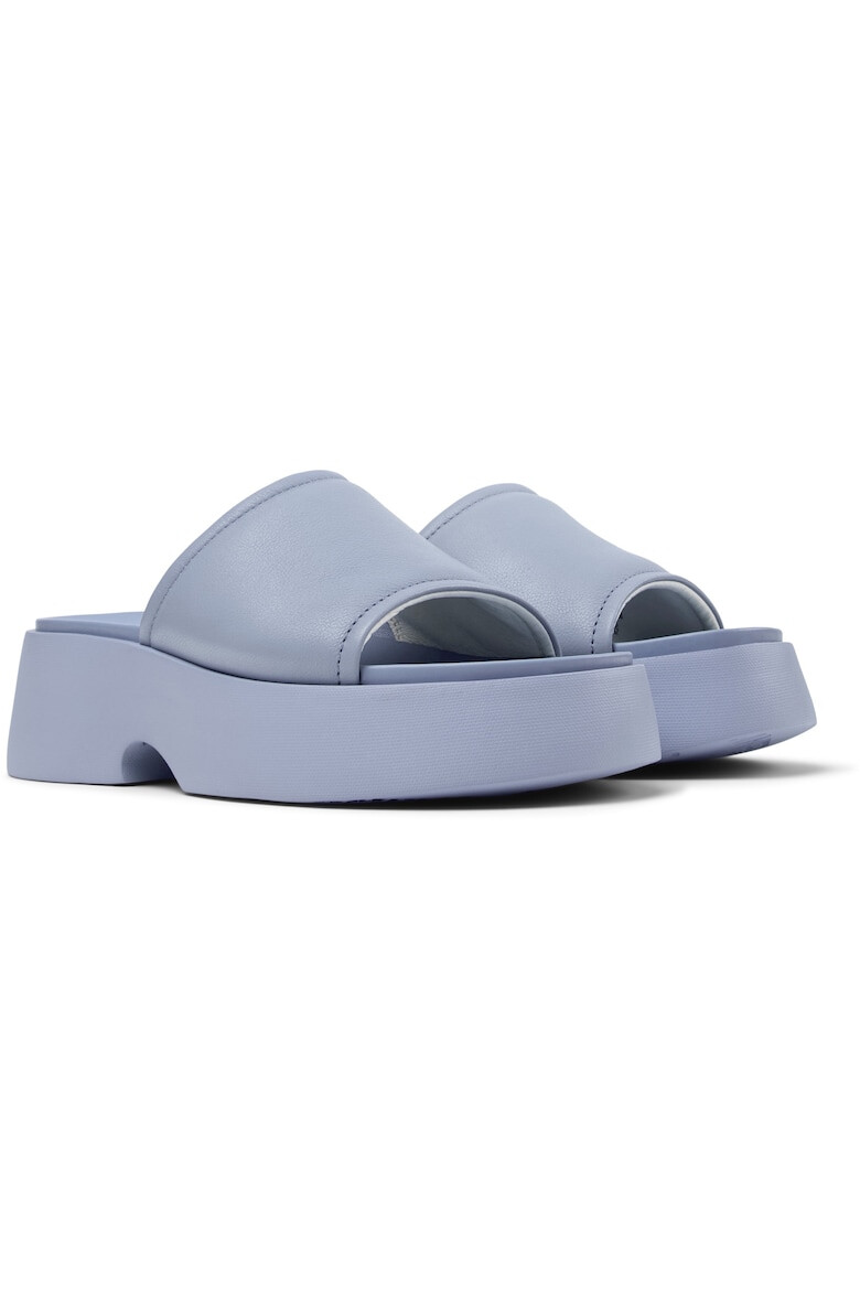 Camper Papuci demi-wedge de piele 27221 Tasha - Pled.ro