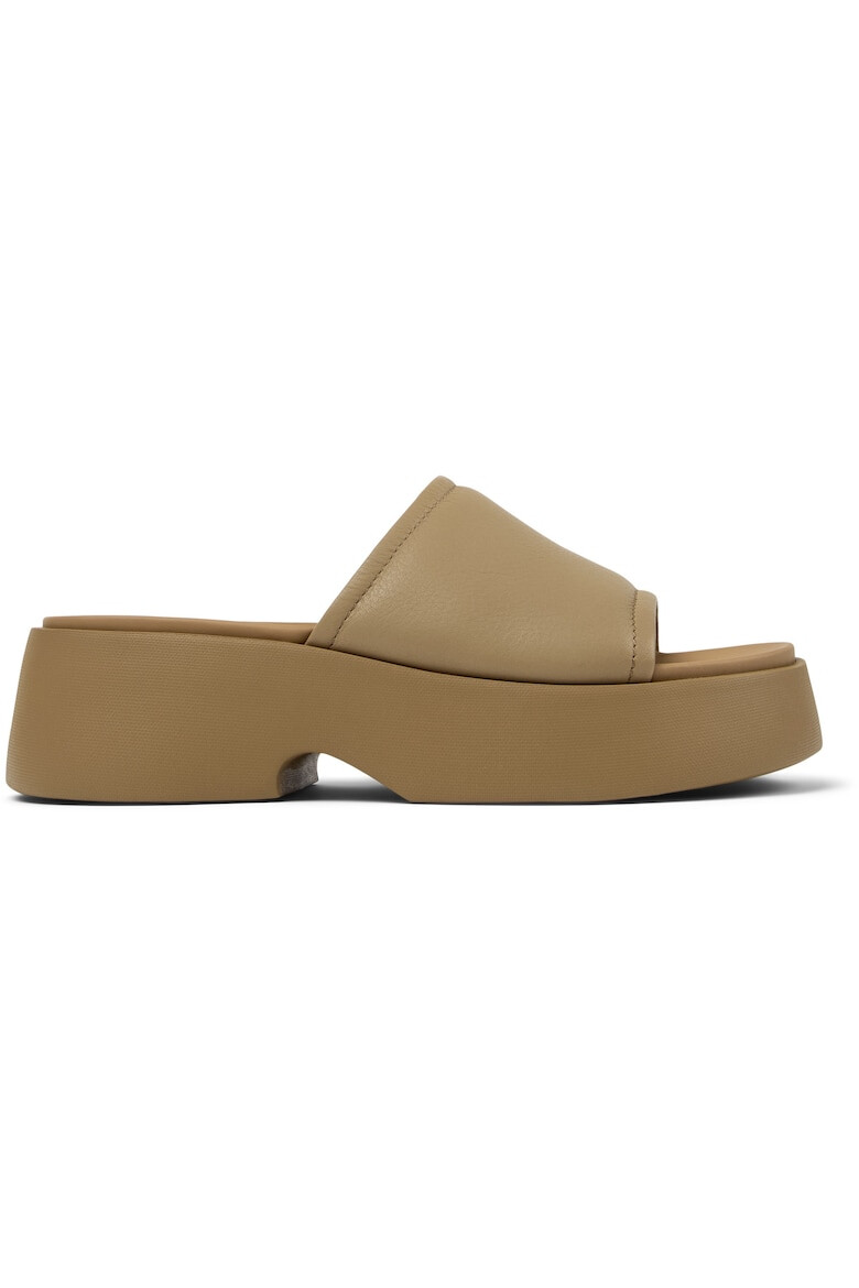 Camper Papuci demi-wedge de piele 27221 Tasha - Pled.ro