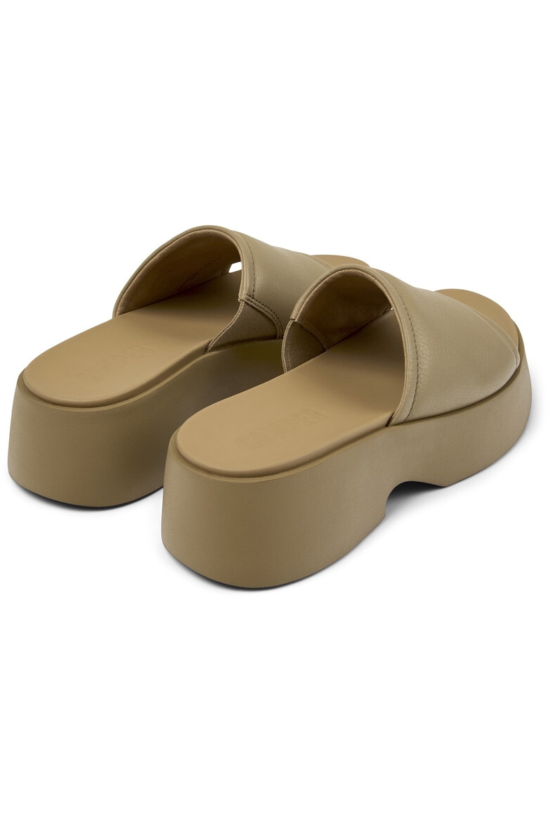 Camper Papuci demi-wedge de piele 27221 Tasha - Pled.ro