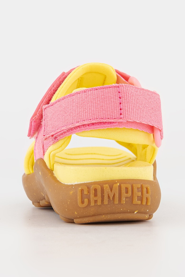 Camper Sandale cu velcro si doua nuante - Pled.ro