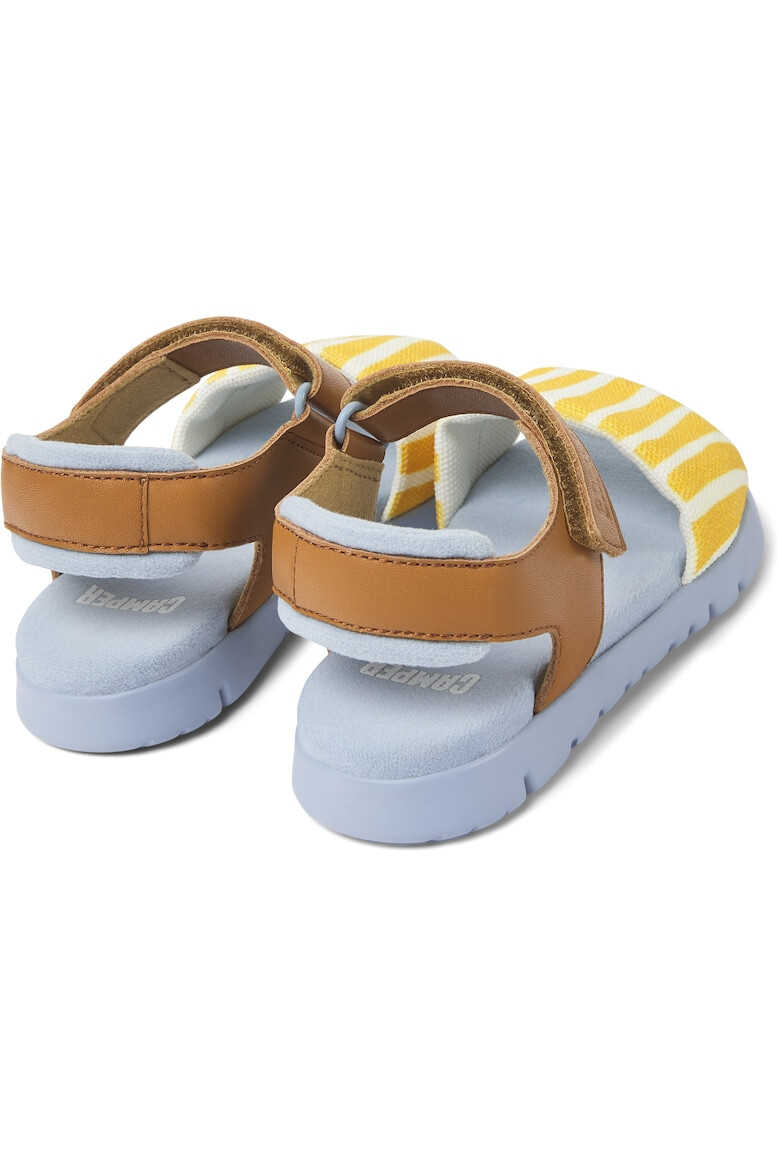 Camper Sandale de piele cu velcro Oruga - Pled.ro