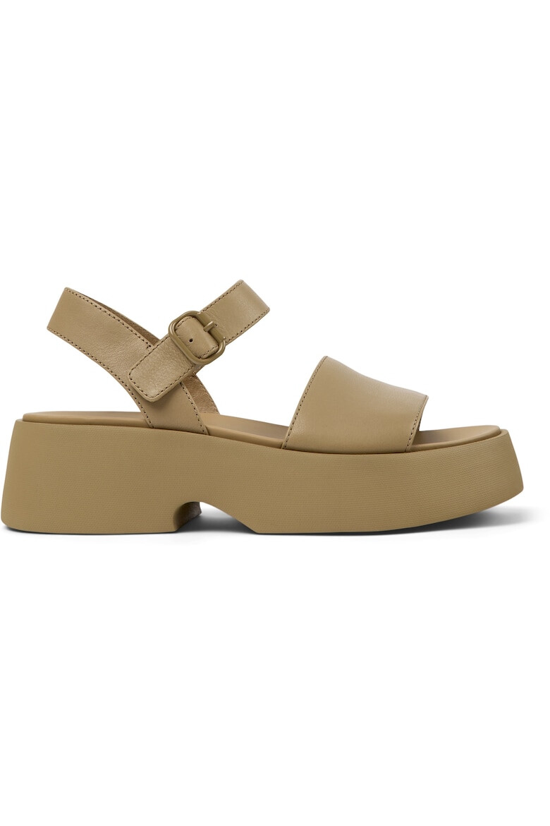 Camper Sandale demi-wedge de piele 27221 Tasha - Pled.ro