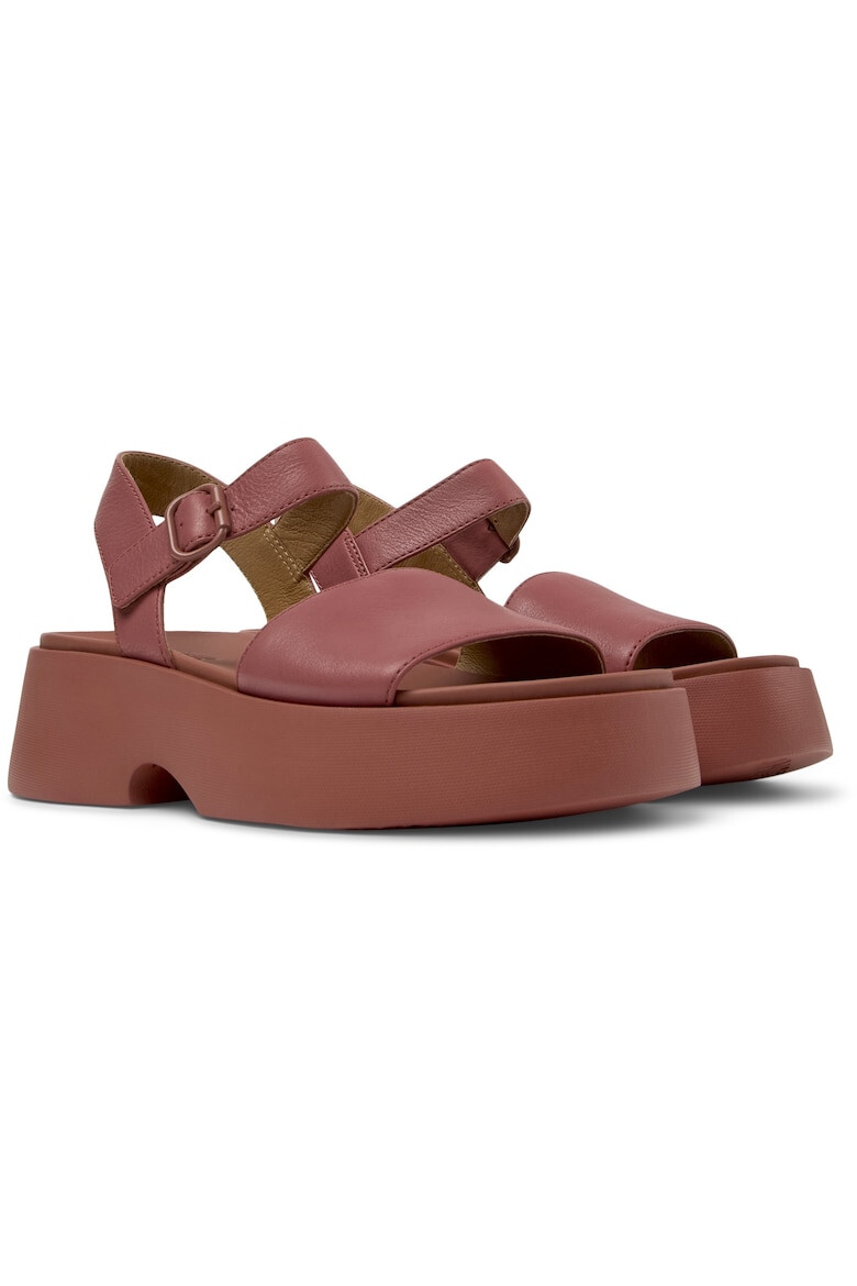 Camper Sandale demi-wedge de piele 27221 Tasha - Pled.ro