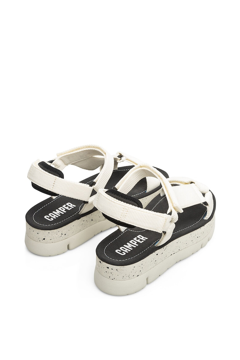 Camper Sandale flatform de material textil Oruga - Pled.ro