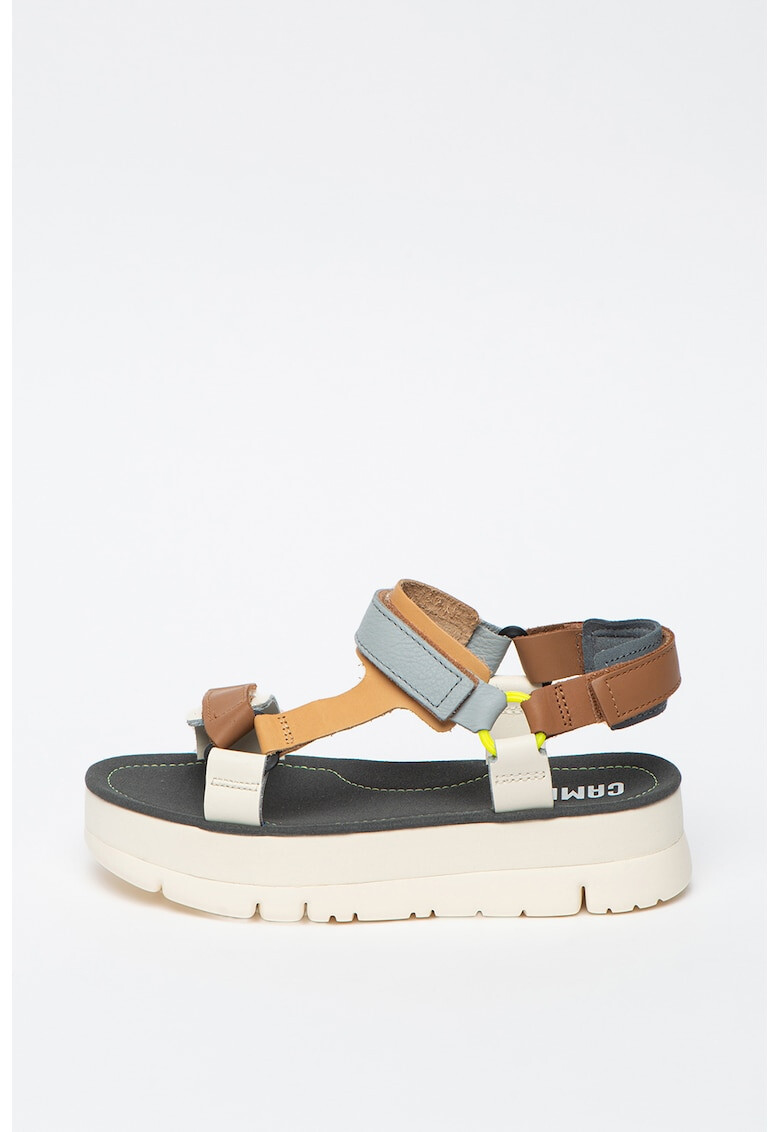 Camper Sandale flatform de piele Oruga Up - Pled.ro