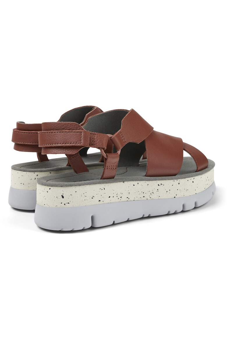 Camper Sandale wedge de piele Oruga Up - Pled.ro