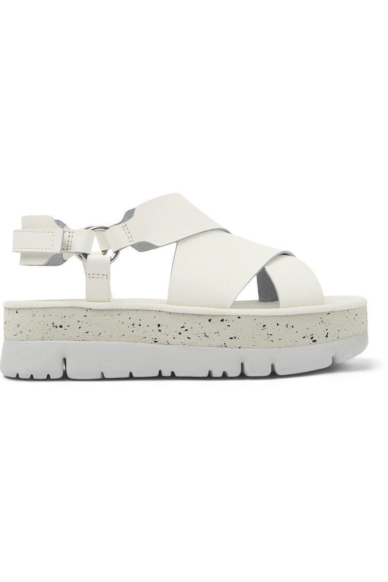 Camper Sandale wedge de piele Oruga Up - Pled.ro