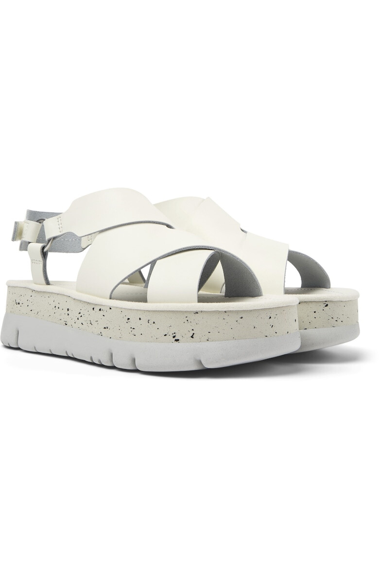 Camper Sandale wedge de piele Oruga Up - Pled.ro