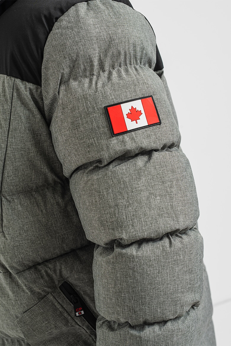 Canadian Peak Jacheta parka cu model colorblock Cashblendeak - Pled.ro