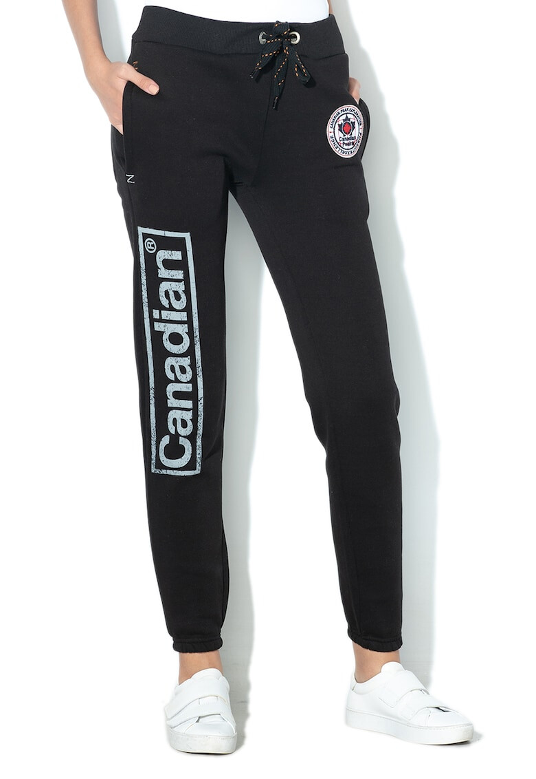 Canadian Peak Pantaloni sport cu aplicatie logo Mashy - Pled.ro