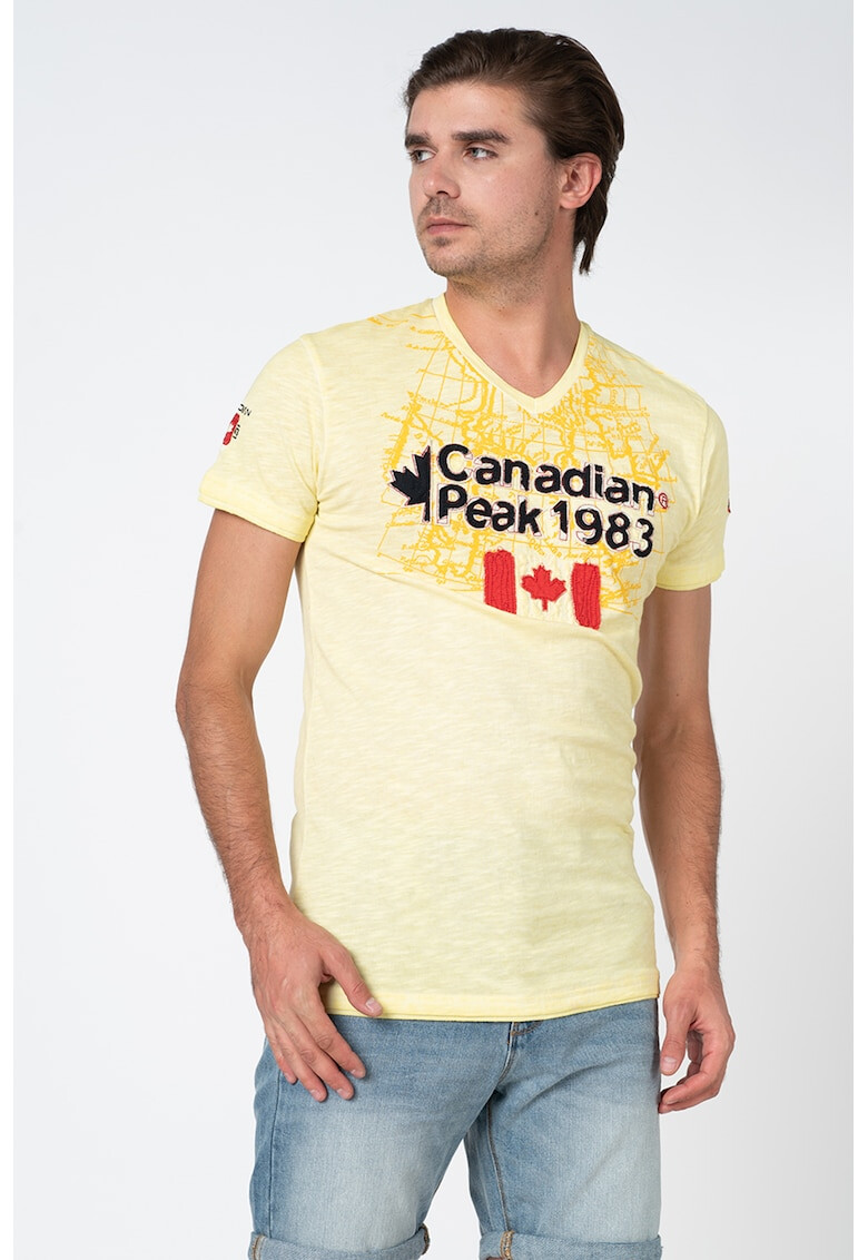 Canadian Peak Tricou cu logo Jundai - Pled.ro