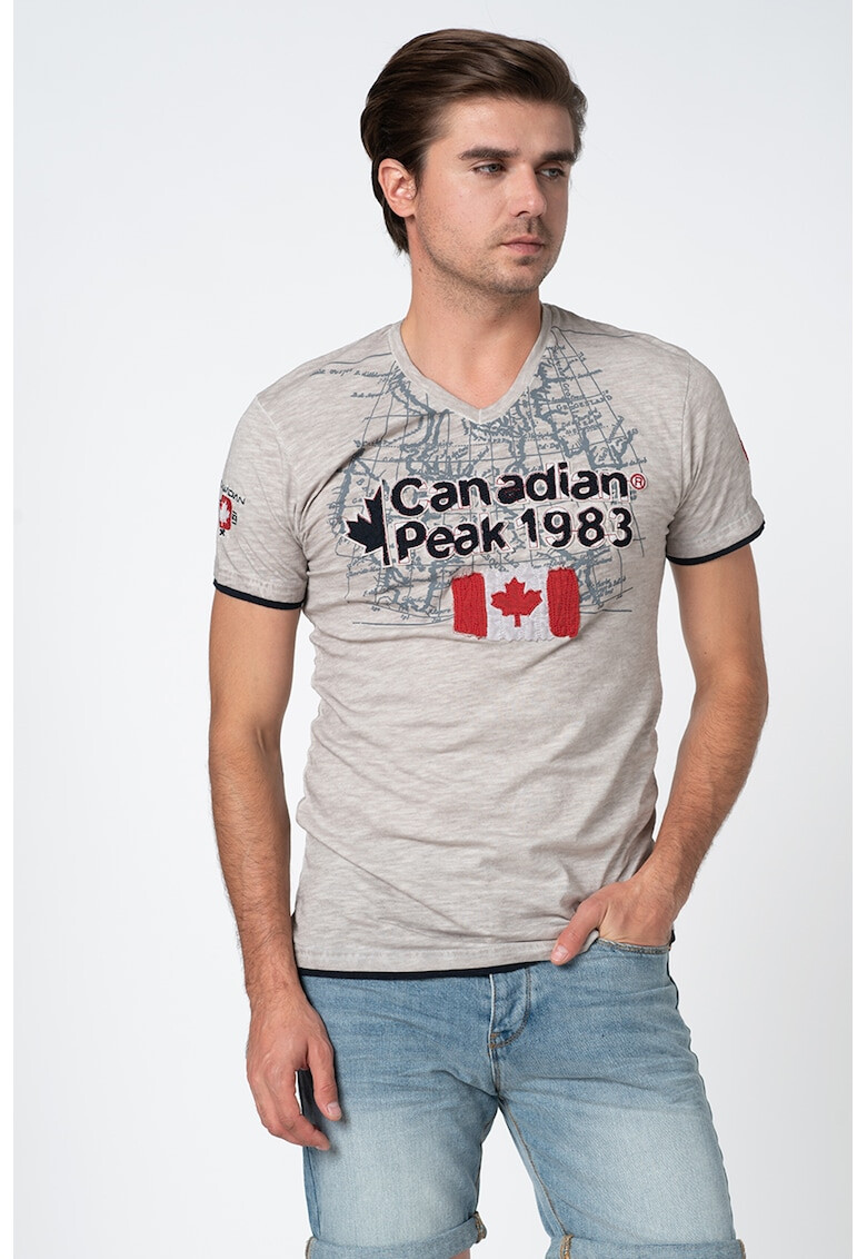 Canadian Peak Tricou cu logo Jundai - Pled.ro