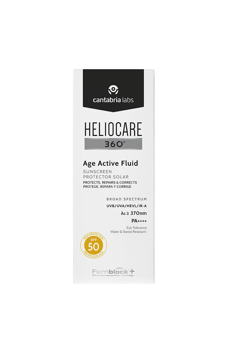 Cantabria Labs Fluid protectie solara Cantabria Heliocare 360º Age Active SPF50 50 ml - Pled.ro