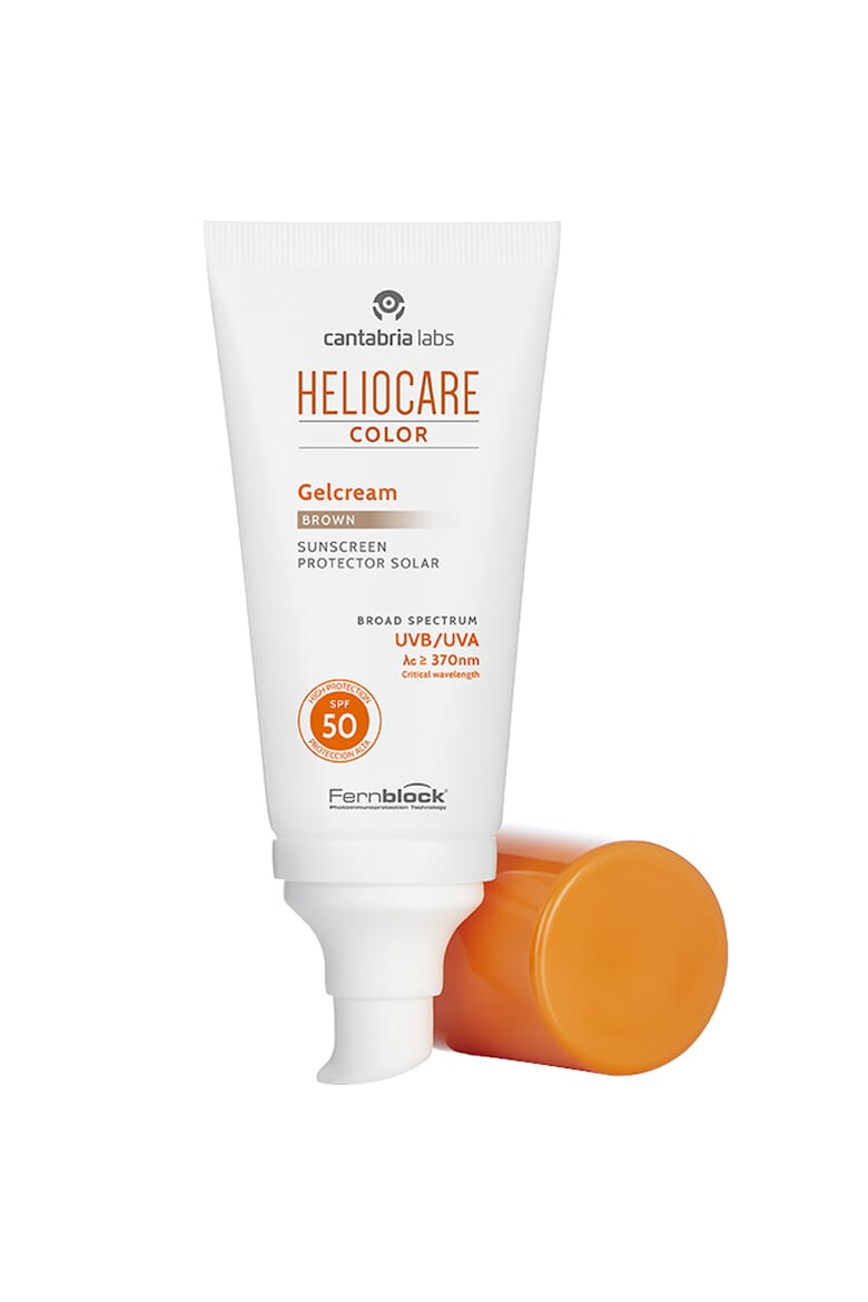 Cantabria Labs Gel cremos neuleios Cantabria Heliocare SPF50 Brown pentru utilizare zilnica 50 ml - Pled.ro