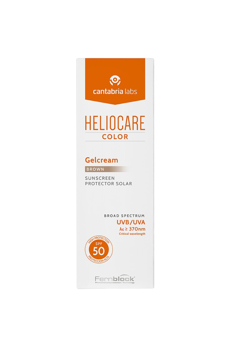 Cantabria Labs Gel cremos neuleios Cantabria Heliocare SPF50 Brown pentru utilizare zilnica 50 ml - Pled.ro