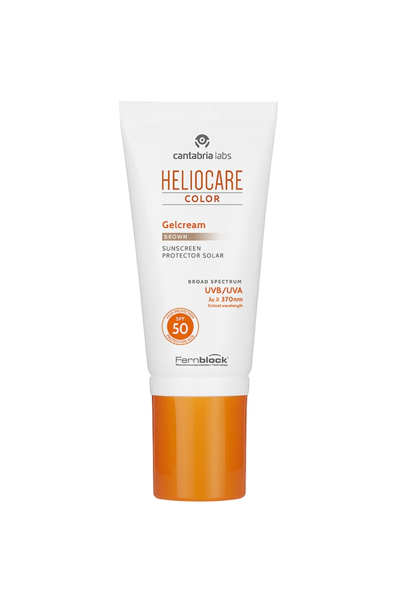 Cantabria Labs Gel cremos neuleios Cantabria Heliocare SPF50 Brown pentru utilizare zilnica 50 ml - Pled.ro