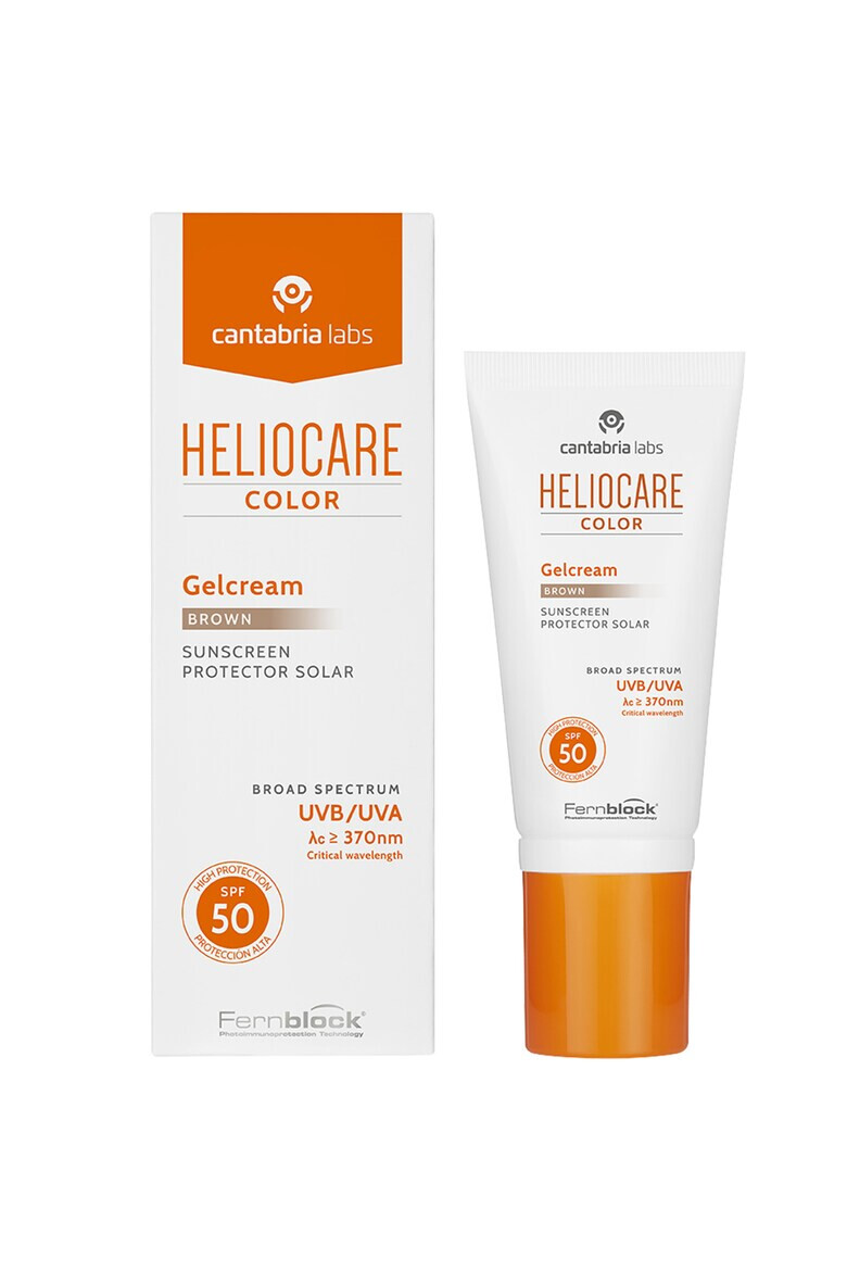 Cantabria Labs Gel cremos neuleios Cantabria Heliocare SPF50 Brown pentru utilizare zilnica 50 ml - Pled.ro