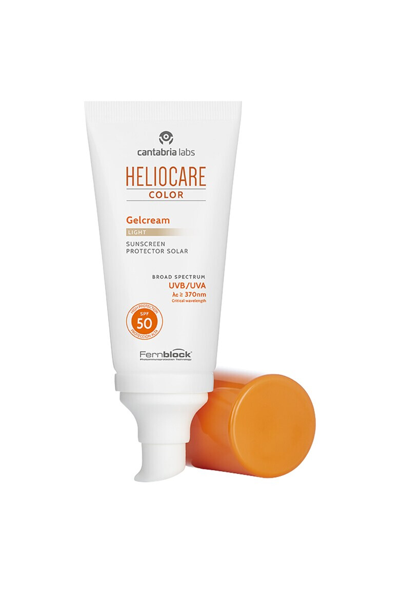 Cantabria Labs Gel cremos neuleios Cantabria Heliocare SPF50 Light pentru utilizare zilnica 50 ml - Pled.ro