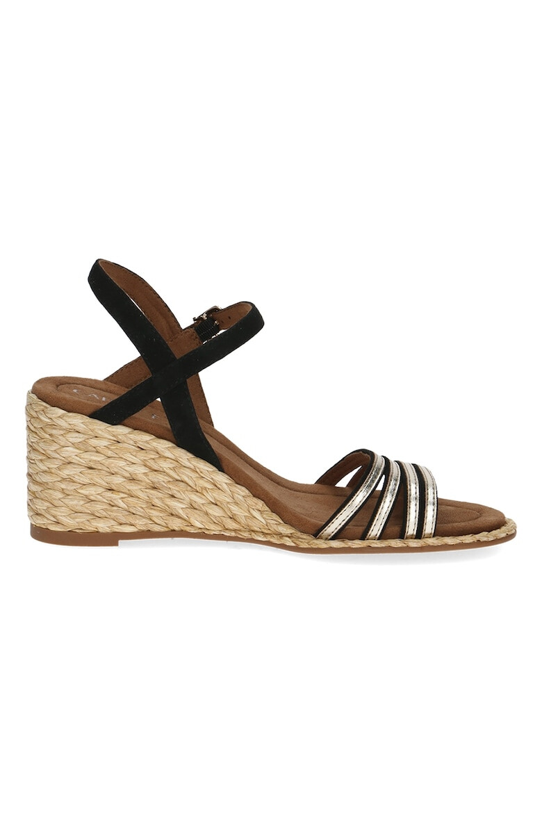 Caprice Espadrile cu talpa wedge si catarame - Pled.ro