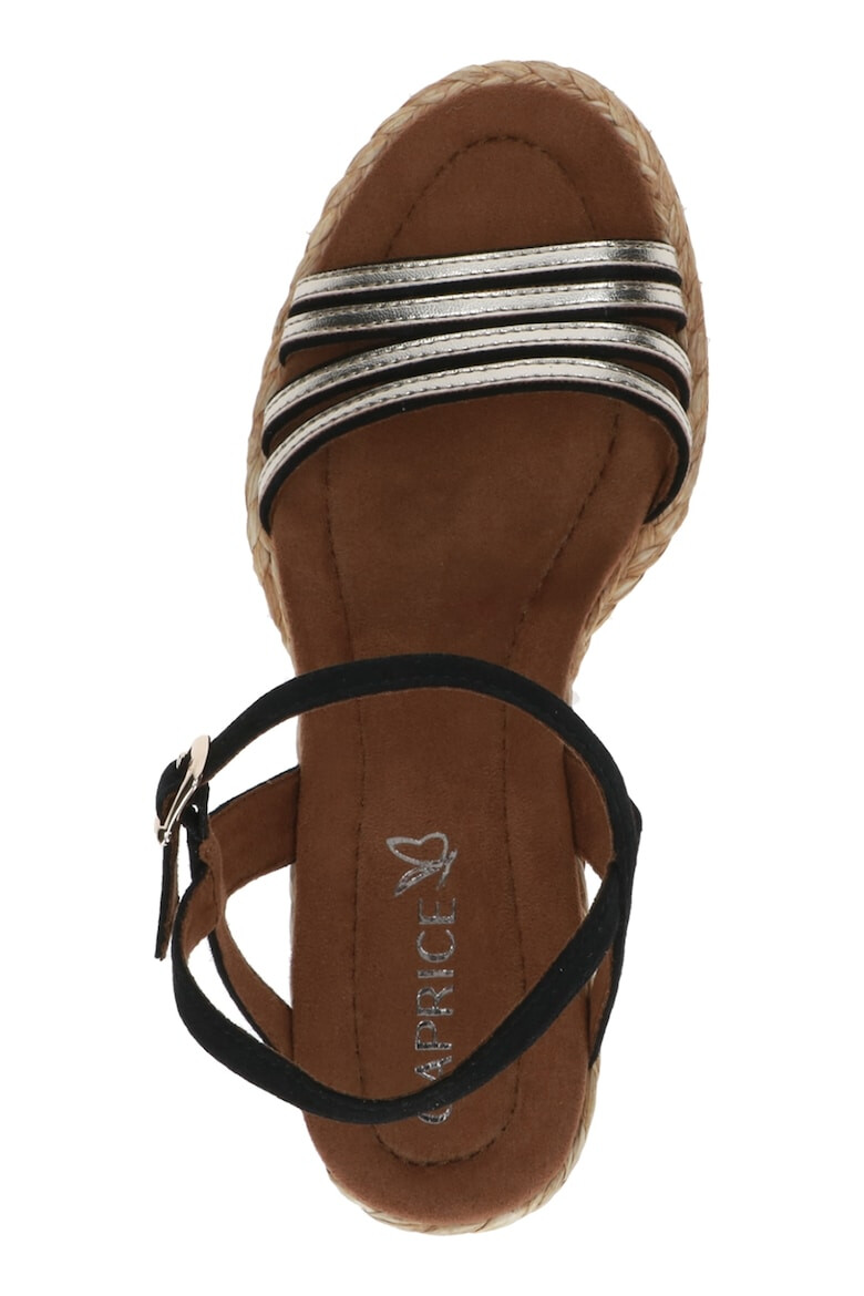 Caprice Espadrile cu talpa wedge si catarame - Pled.ro