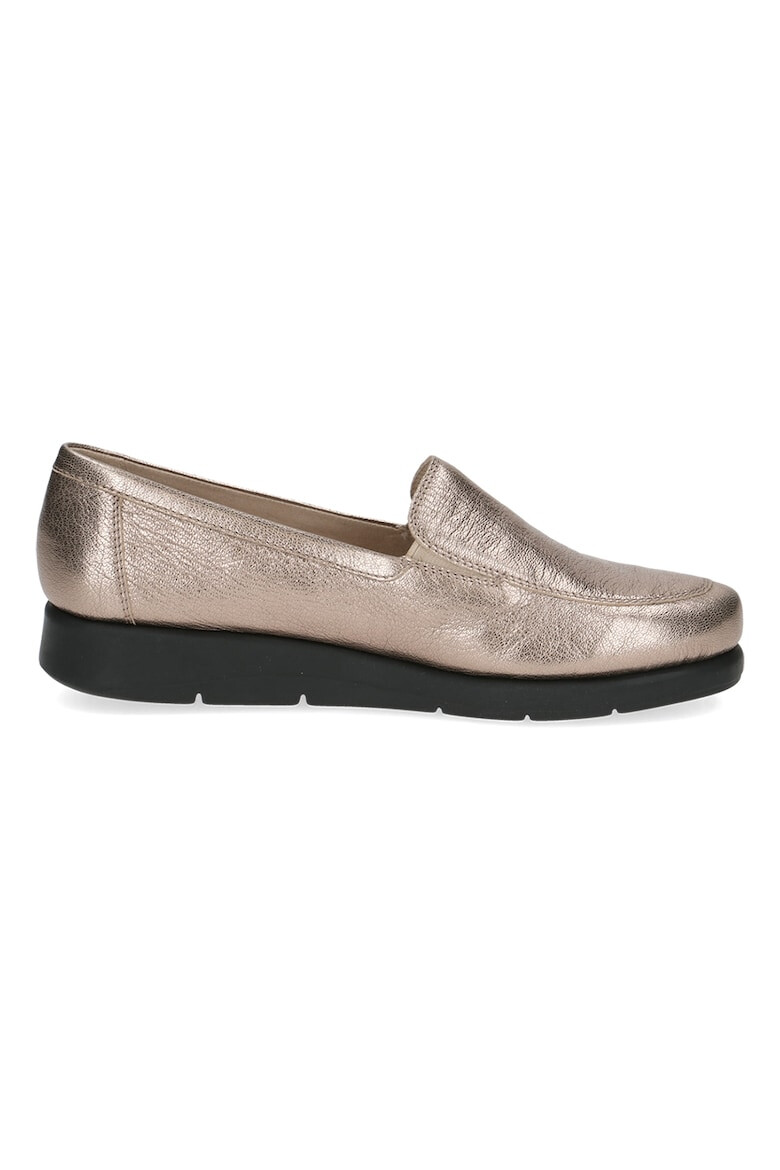 Caprice Pantofi loafer de piele cu talpa wedge - Pled.ro