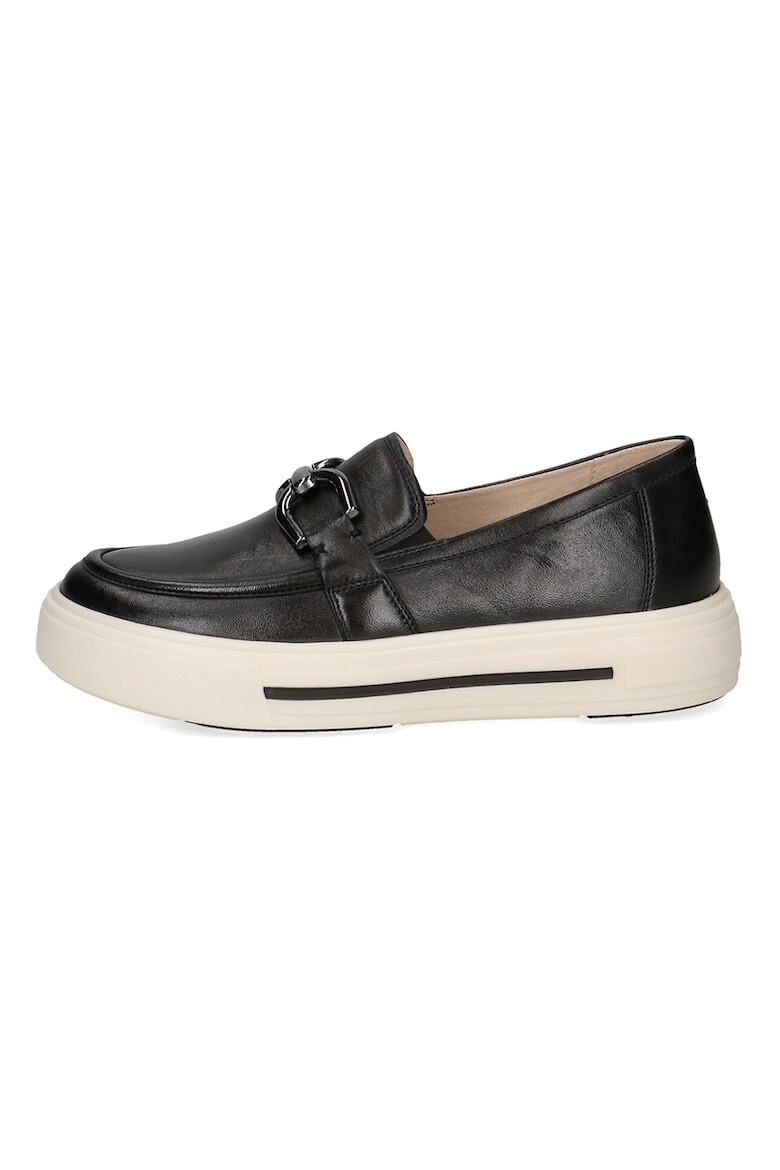 Caprice Pantofi loafer flatform de piele - Pled.ro