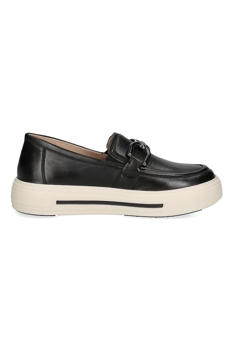 Caprice Pantofi loafer flatform de piele - Pled.ro