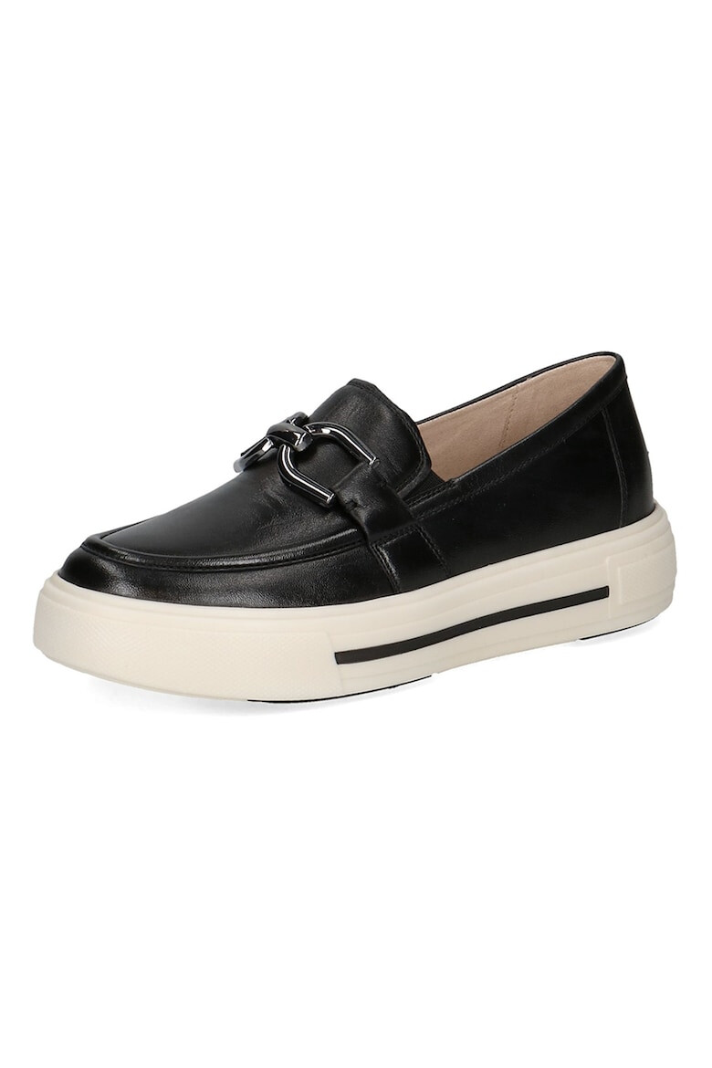 Caprice Pantofi loafer flatform de piele - Pled.ro