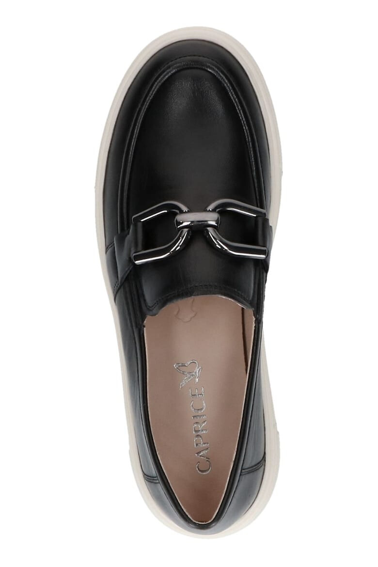 Caprice Pantofi loafer flatform de piele - Pled.ro