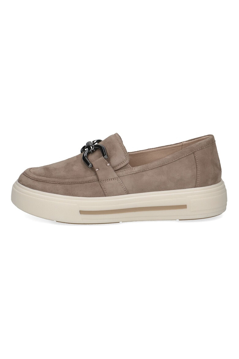 Caprice Pantofi loafer flatform de piele - Pled.ro