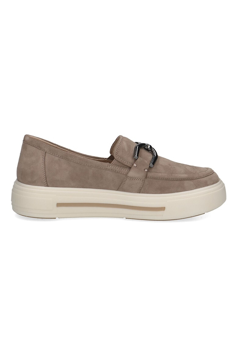 Caprice Pantofi loafer flatform de piele - Pled.ro