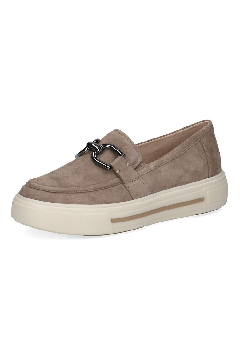 Caprice Pantofi loafer flatform de piele - Pled.ro