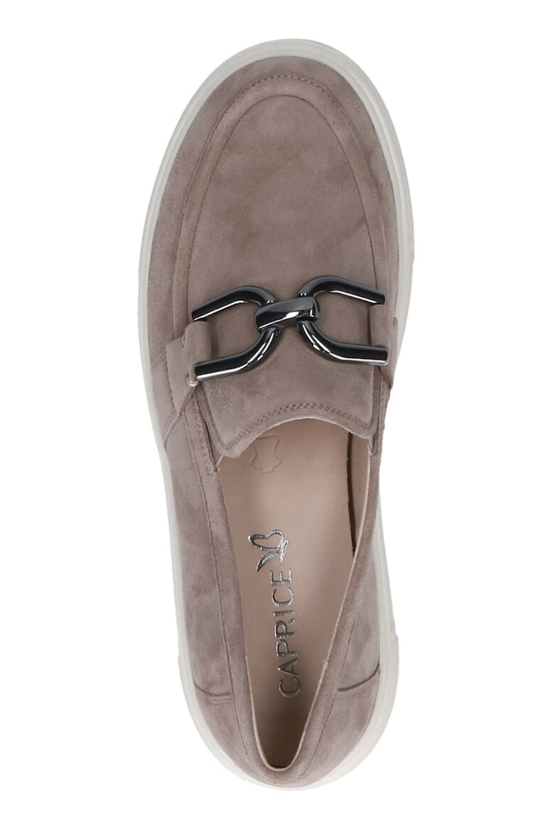 Caprice Pantofi loafer flatform de piele - Pled.ro