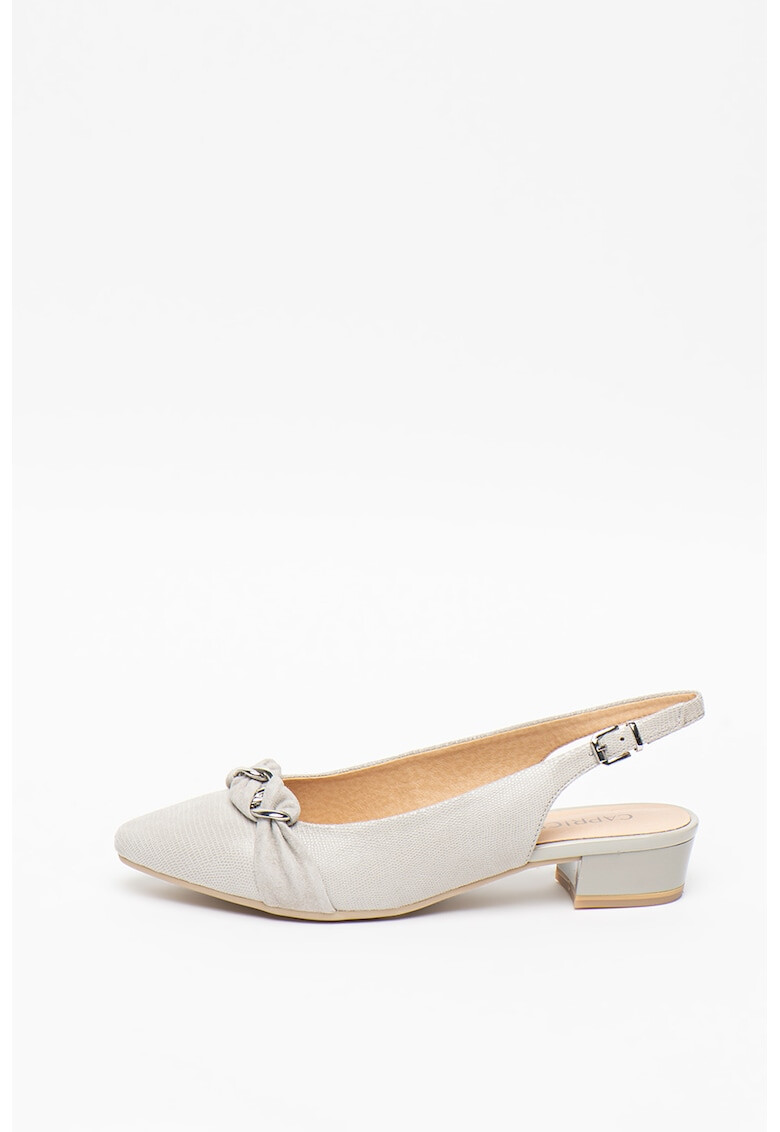 Caprice Pantofi slingback de piele - Pled.ro