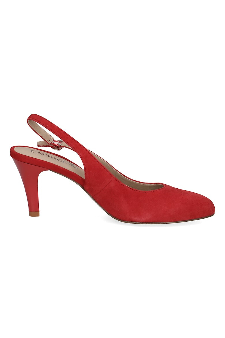 Caprice Pantofi slingback din piele cu catarama - Pled.ro