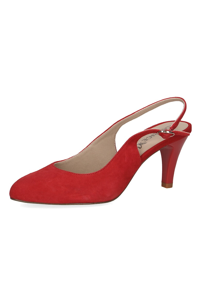 Caprice Pantofi slingback din piele cu catarama - Pled.ro