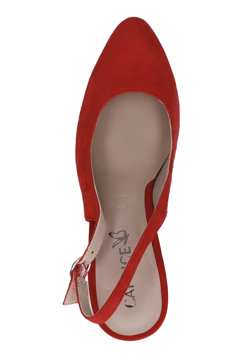 Caprice Pantofi slingback din piele cu catarama - Pled.ro