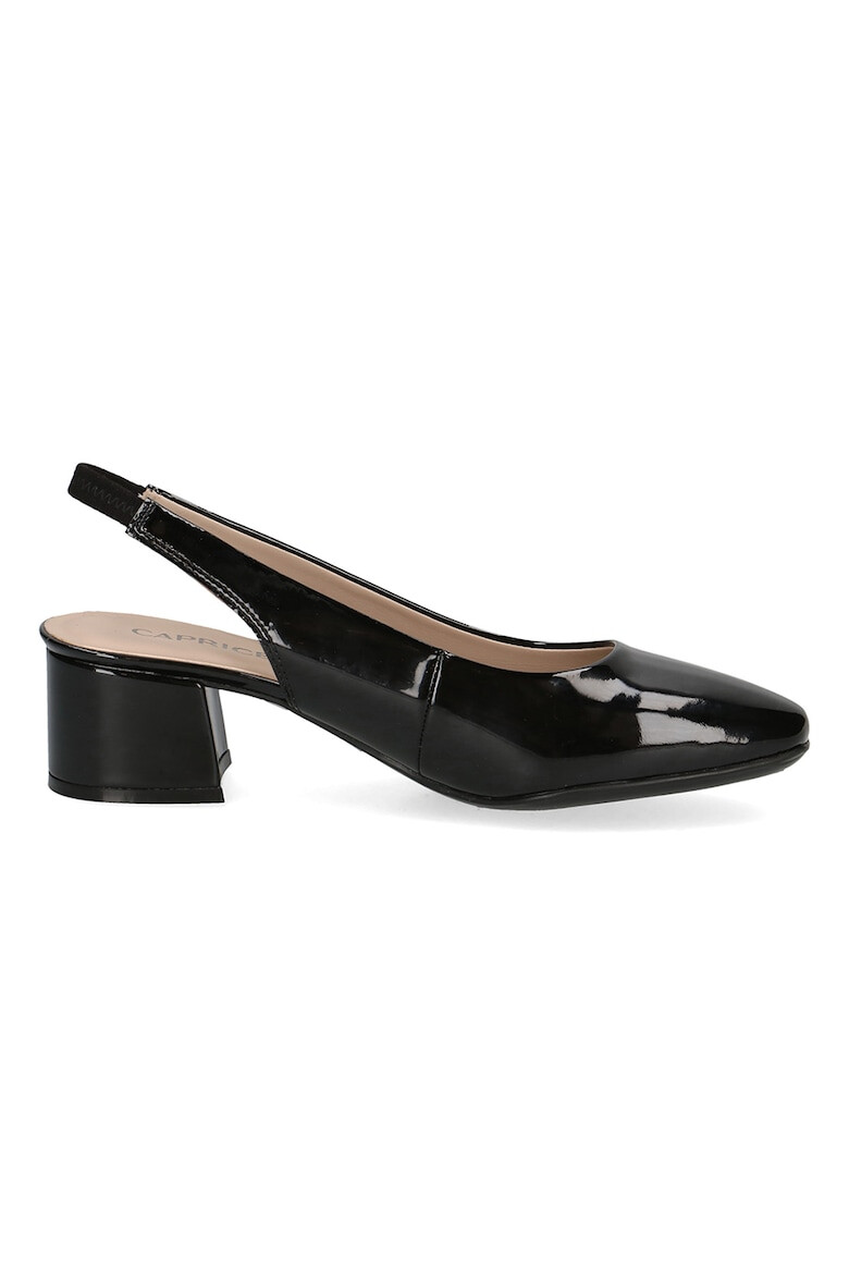 Caprice Pantofi slingback din piele cu toc masiv - Pled.ro