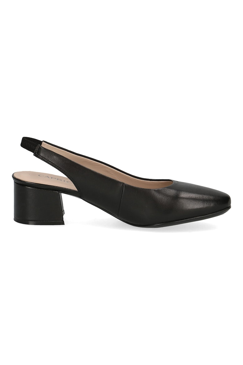 Caprice Pantofi slingback din piele cu toc masiv - Pled.ro