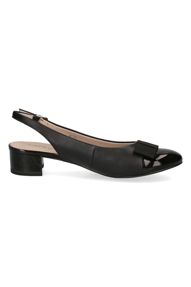 Caprice Pantofi slingback din piele si piele ecologica - Pled.ro