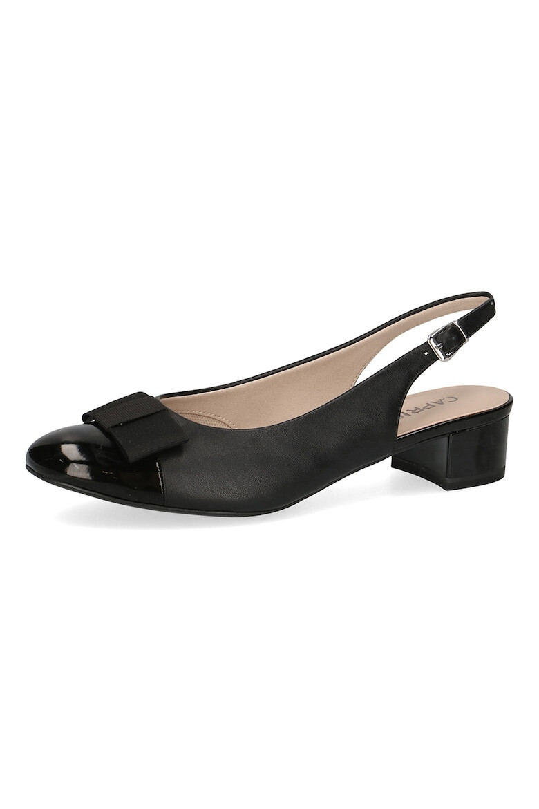 Caprice Pantofi slingback din piele si piele ecologica - Pled.ro