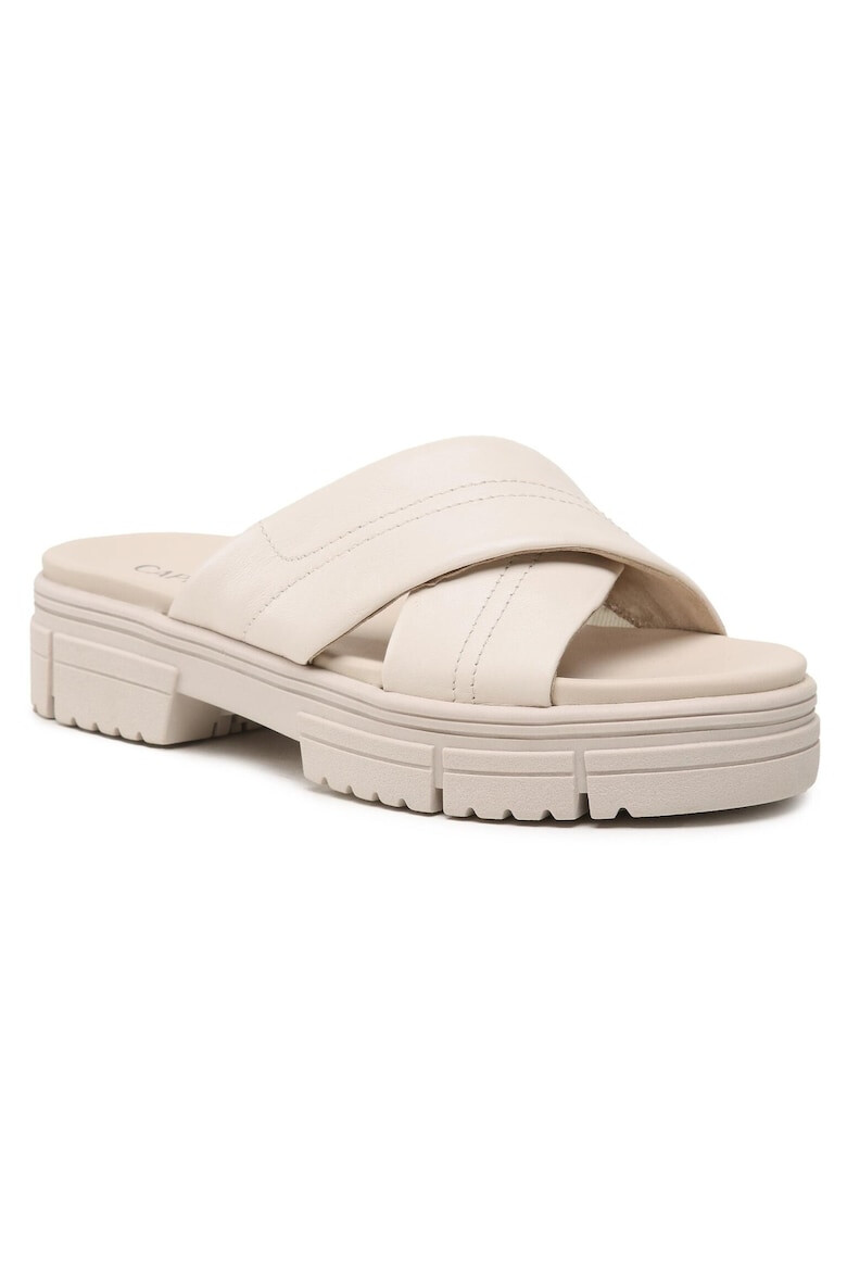 Caprice Papuci flip-flop dama 301925521 Piele naturala Alb - Pled.ro