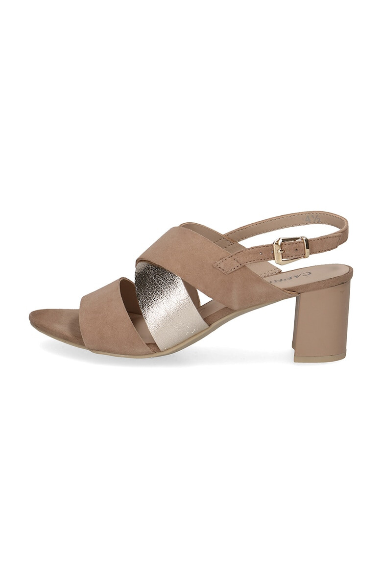 Caprice Sandale slingback de piele - Pled.ro