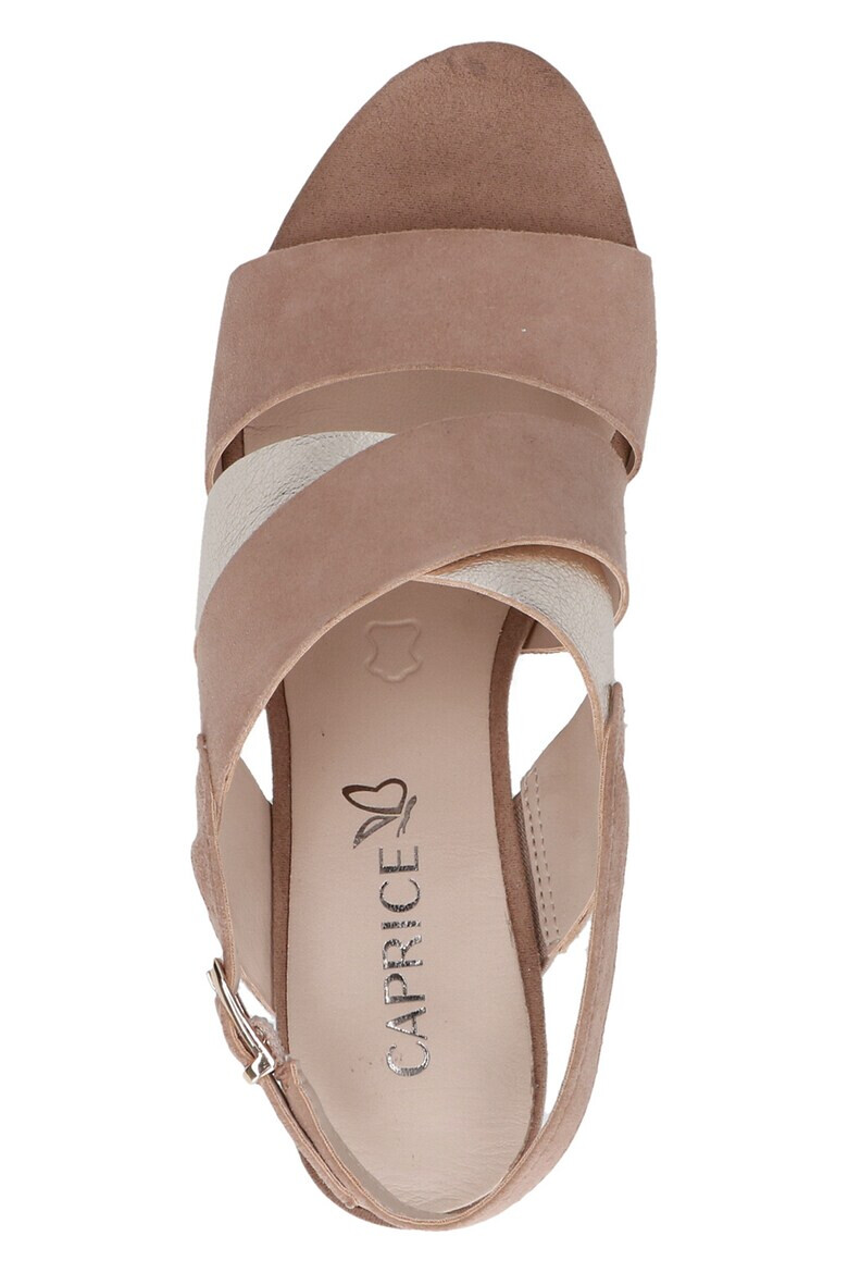 Caprice Sandale slingback de piele - Pled.ro