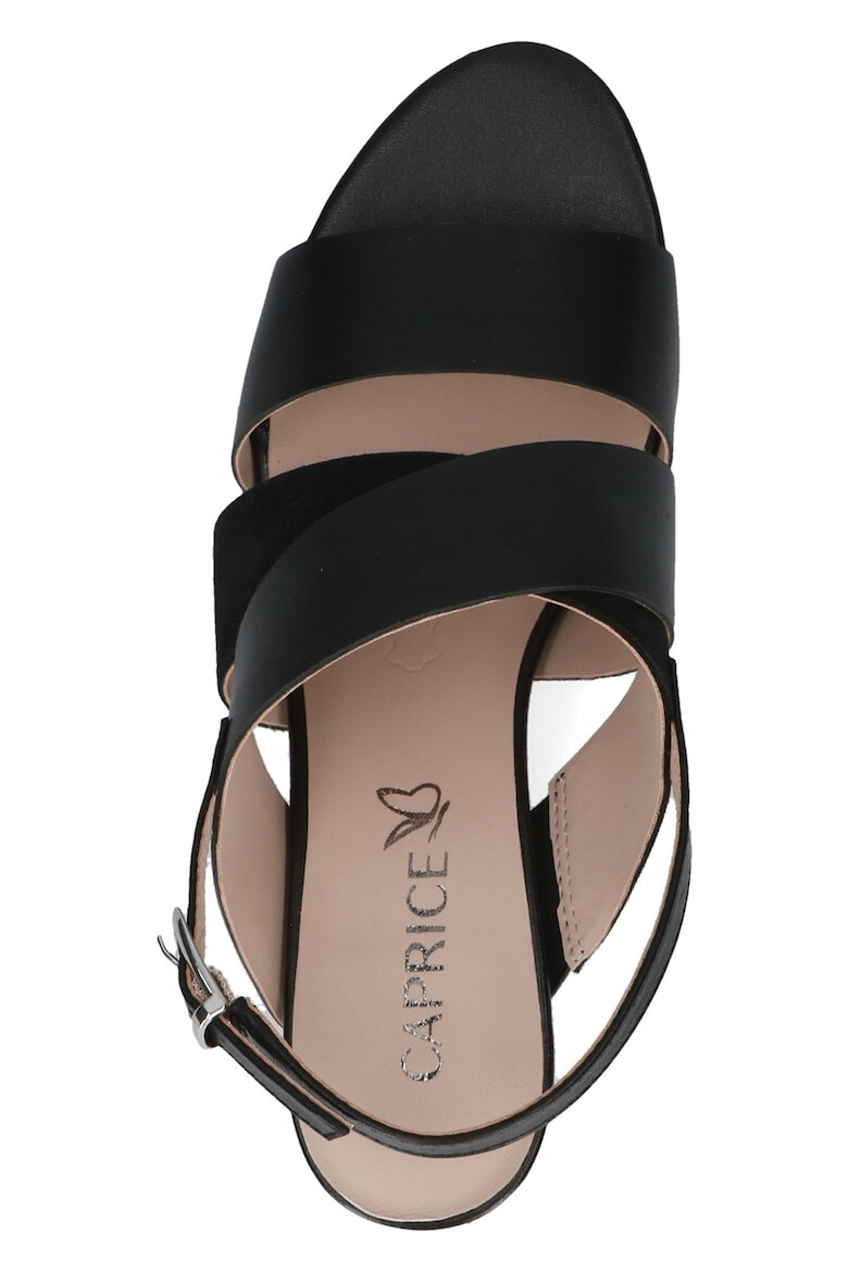 Caprice Sandale slingback de piele - Pled.ro